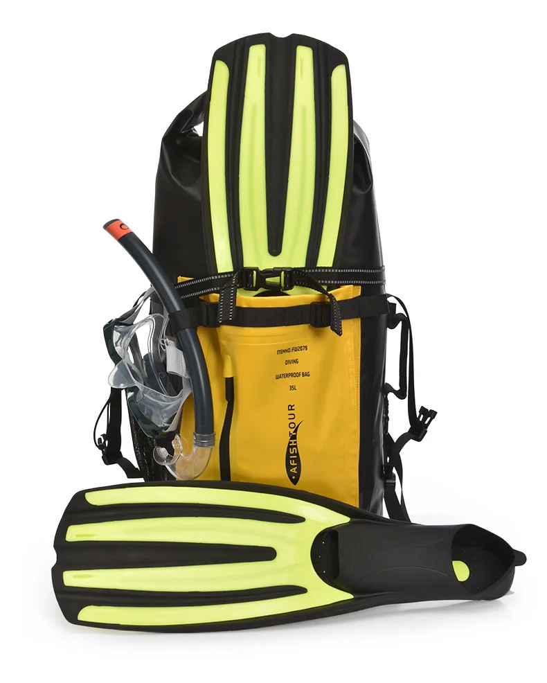 AFISHTOUR 2021 New Outdoor Camping Survival Multi Function Customized 35L PVC Dry Bag