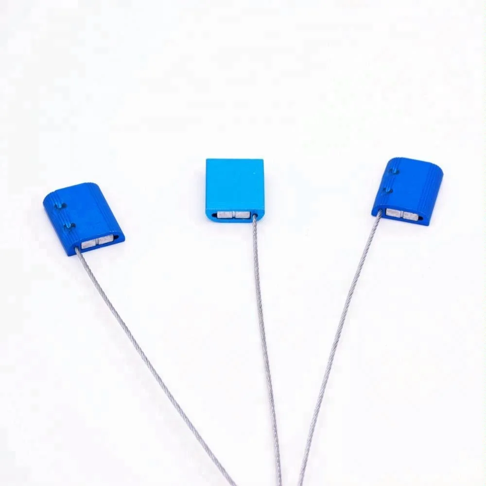 Can customize high security aluminum skin steel wire seal aluminum container cable seal