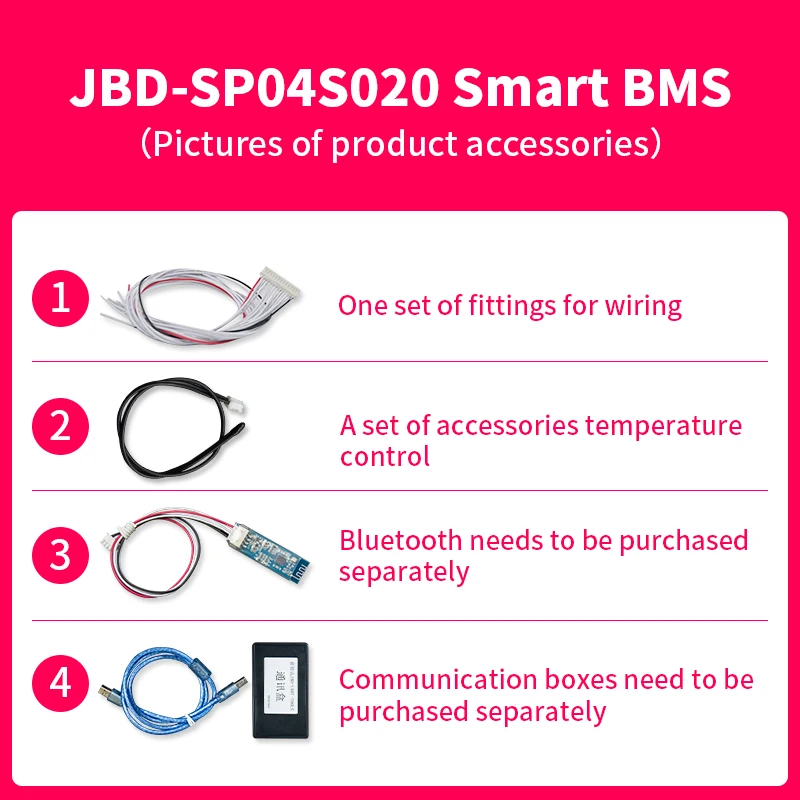 JiaBaiDa smart bms Li-ion 8s 13s 16s 20a 24s lifepo4 200A 72 в 60 48 36 В 24 активный баланс для литий-ионного