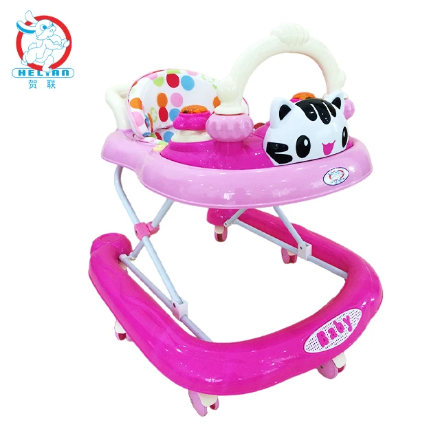 New Plastic baby walkers Music Lighting Multifunctional Toddler Chair 4 in 1 baby walker With Wheels