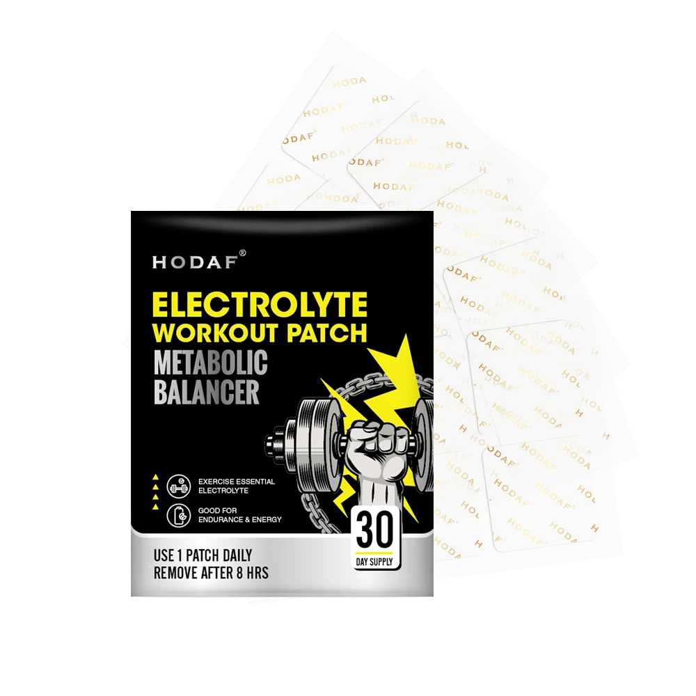 Supports Wellness with Functions Cruelty Free Water Resistant Electrolyte Workout Patch