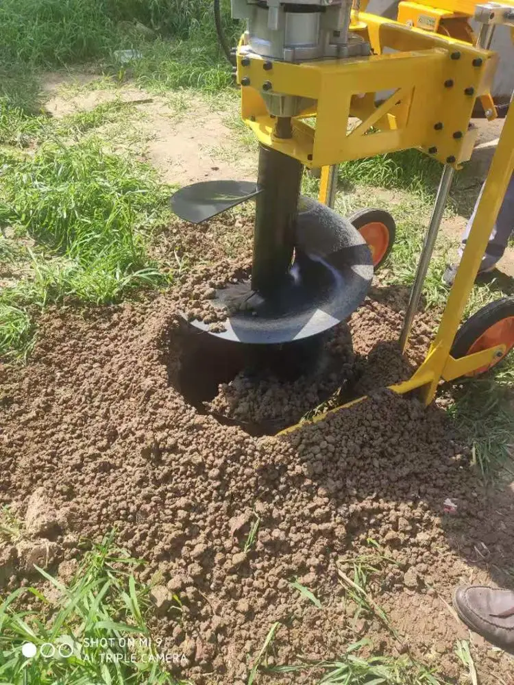 manual gasoline planting tree earth auger