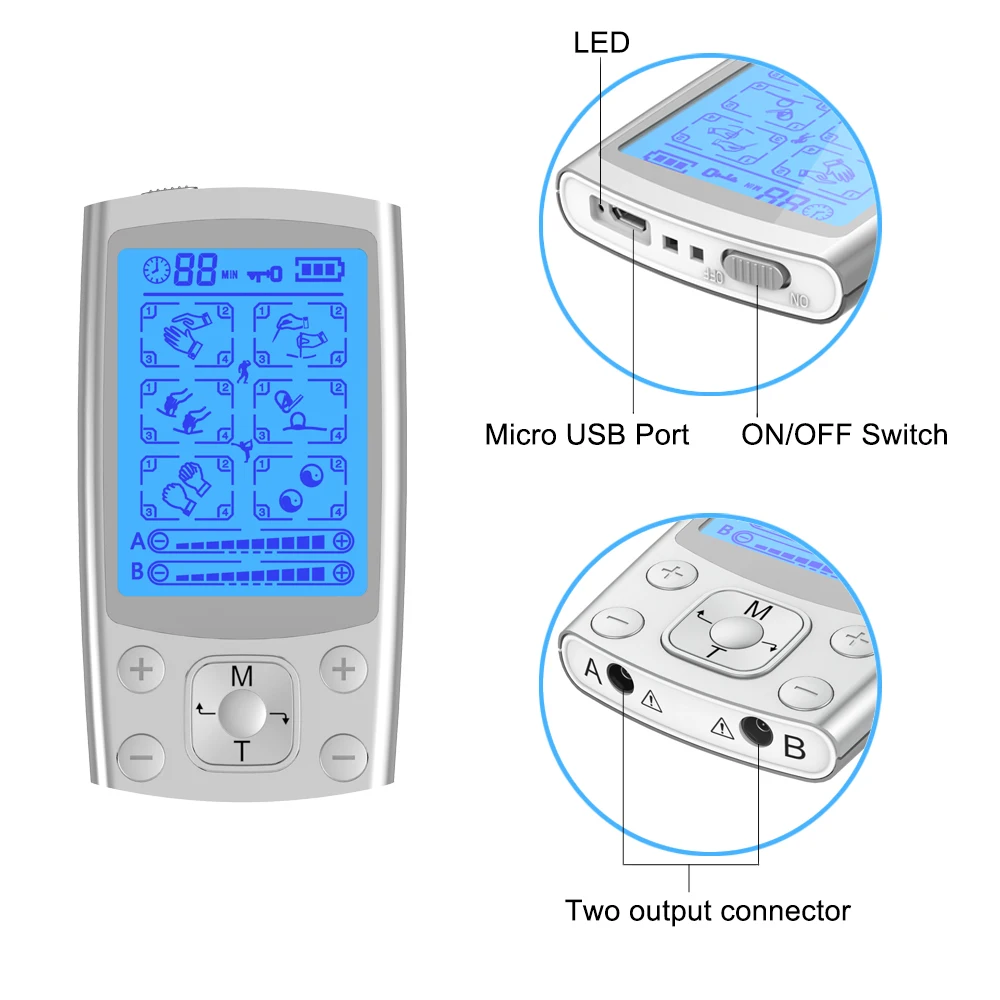 ems and tens machine home therapy mini tens unit tens unit belt electrodes