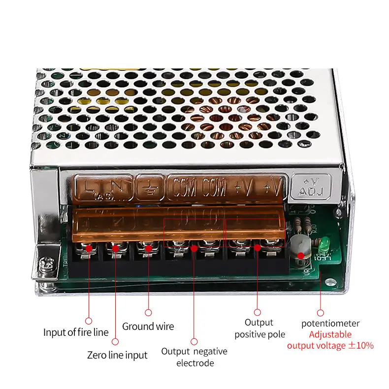 ac to dc transformer 12v power supply indoor use variable dc power supply