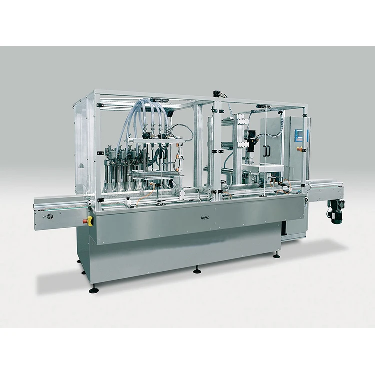 Производитель Shilong, автоматический поршневой наполнитель для бутылок с четырьмя головками для жидкости, машина для закупорки, поршневой наполнитель для бутылок