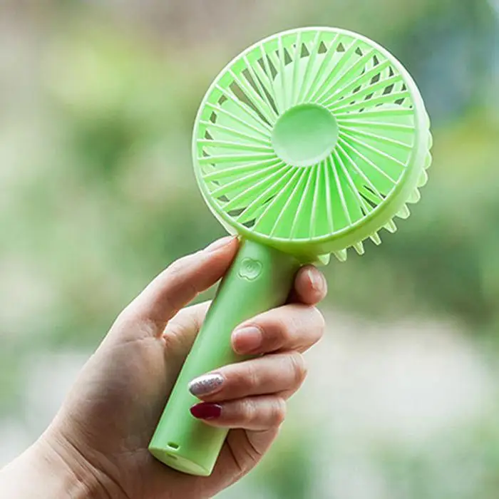 Portable Travel Office Air Cooling Battery Charge USB Rechargeable Hand Pocket Mini Fan
