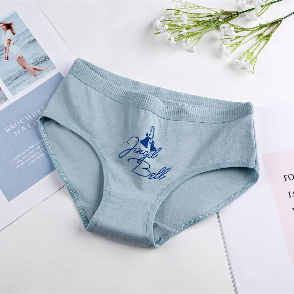 Wholesale Hot Sale stylish girl women lingeries underwear 100% cotton panties middle waist
