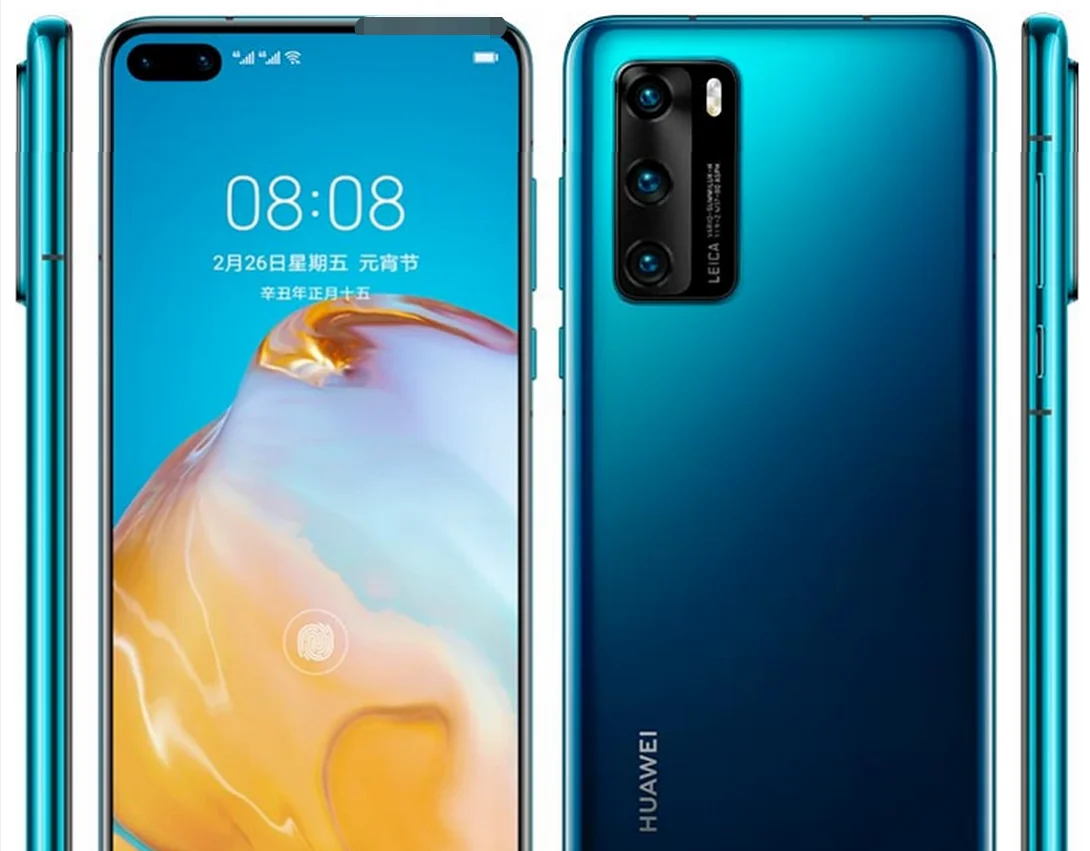 For huawei  P40  used smart phone  Mobile phones128GB