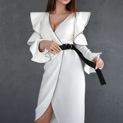 New Summer Women Casual Dresses Sexy V-neck slim dress dress skirt