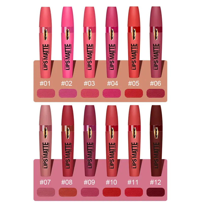 Romantic Bird Wow custom logo lipgloss Makeup Matte private label vegan glossy lipgloss waterproof longlasting glitter lipgloss