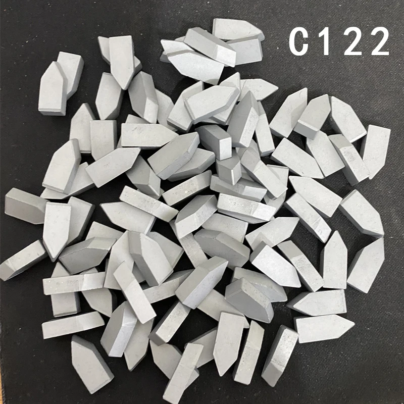 Factory YG6 C125  cemented carbide YG8 C122 brazed tips K20 C120 tungsten carbide turning inserts lathe cutting tools