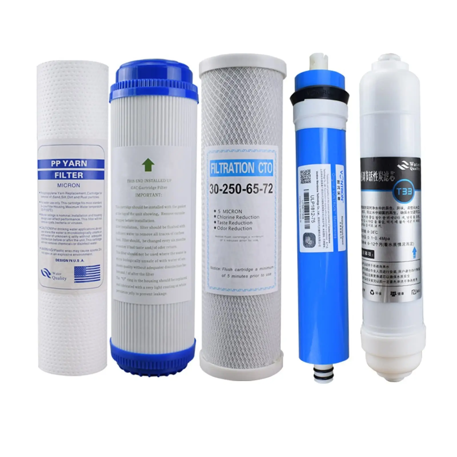 Pp Filter Element For Water Purifier Machine Water Purifier Pp Cotton Filter 5 Micron 10 Inch Sediment Filter Cartridge