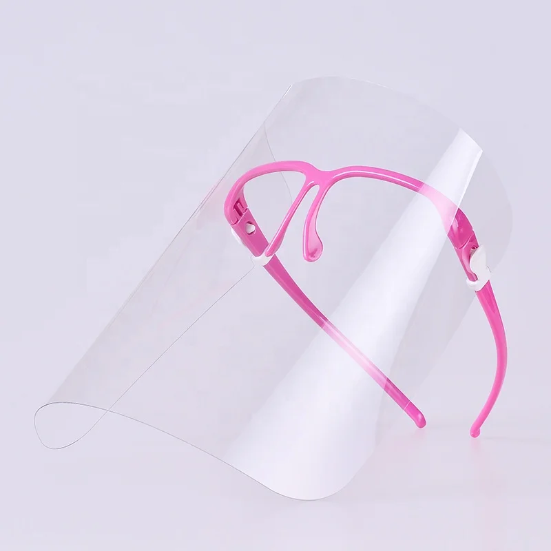Washable Face Shield Glasses PET Face Shield Anti Fog Face Shield Wholesale Transparent Personal Respiratory Protection Adult