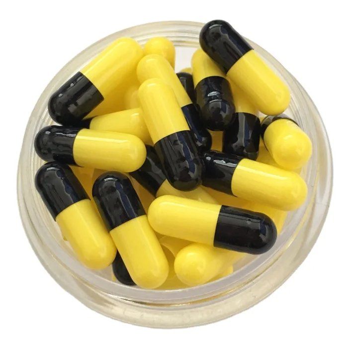 Best selling red and white size 00 empty hard gelatin capsules