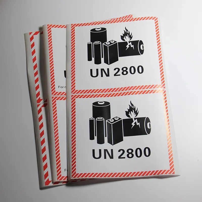 Литиевая батарея стикер бумажная предупреждающая этикетка Un3091 Un3481 Un3480 Un3090 наклейки 120*110 мм 100*100 этикетки