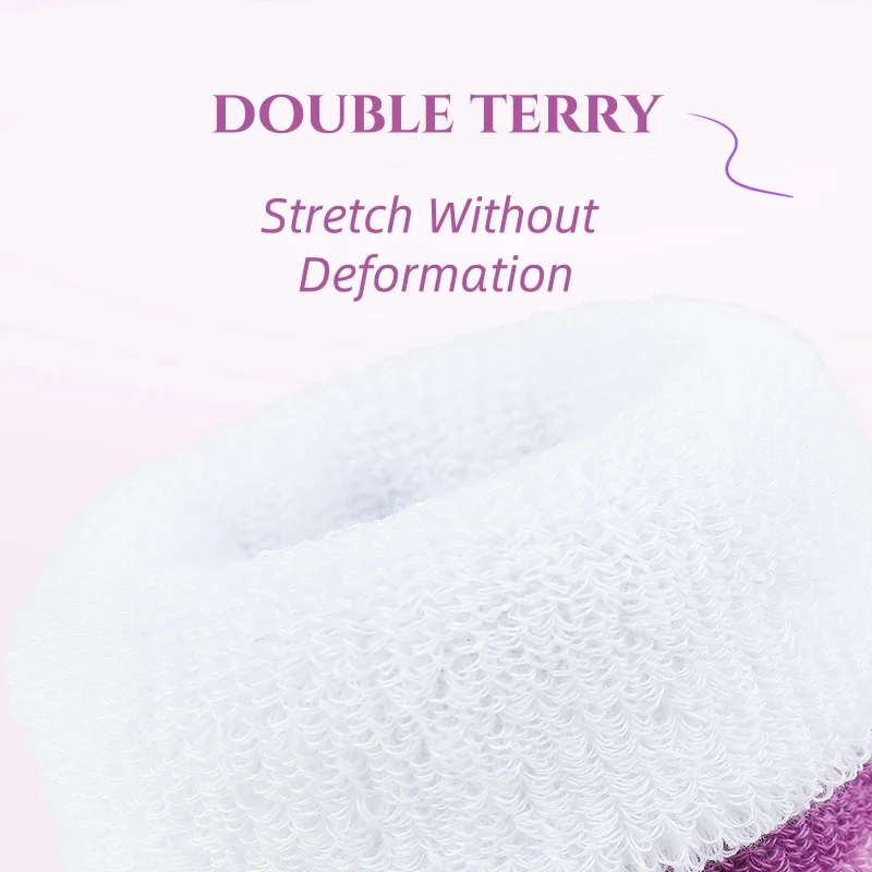 Wholesale Breathable Knitted Sweat Headband Sweatbands Comfortable Fitness Products Elastic Wrist Strap