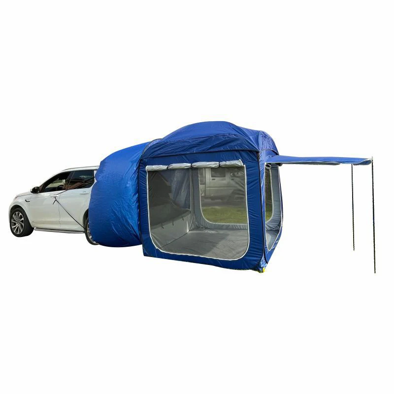 Metallic Outdoor Suv Rear Tent Room Car Tent Trunk Car Trunk Tent Carside For Outdoor Camping