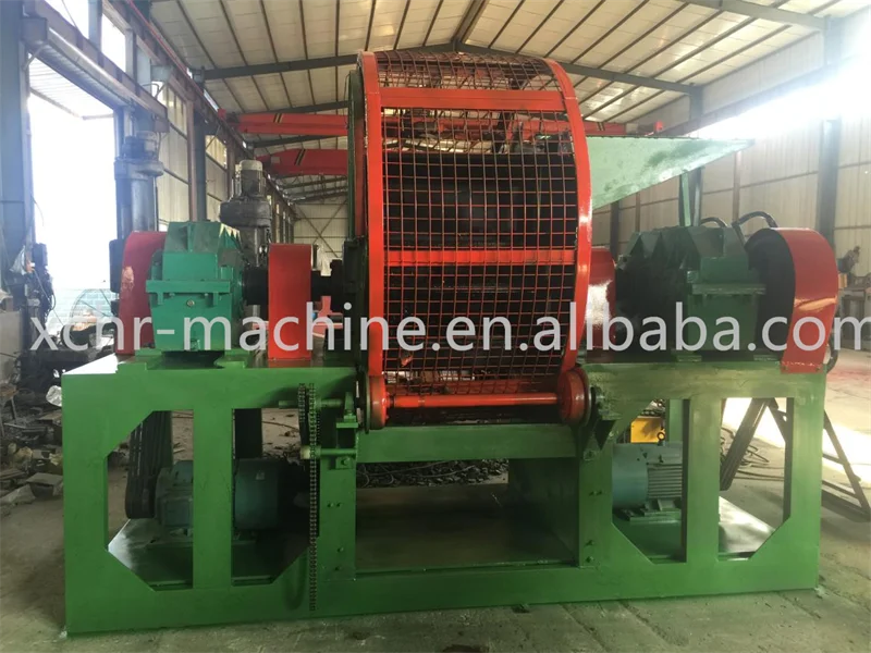 Full Automatic Tyre Rubber Production Line Scrap Used Car Truck Tires Shredder Cutting Recycling Machines