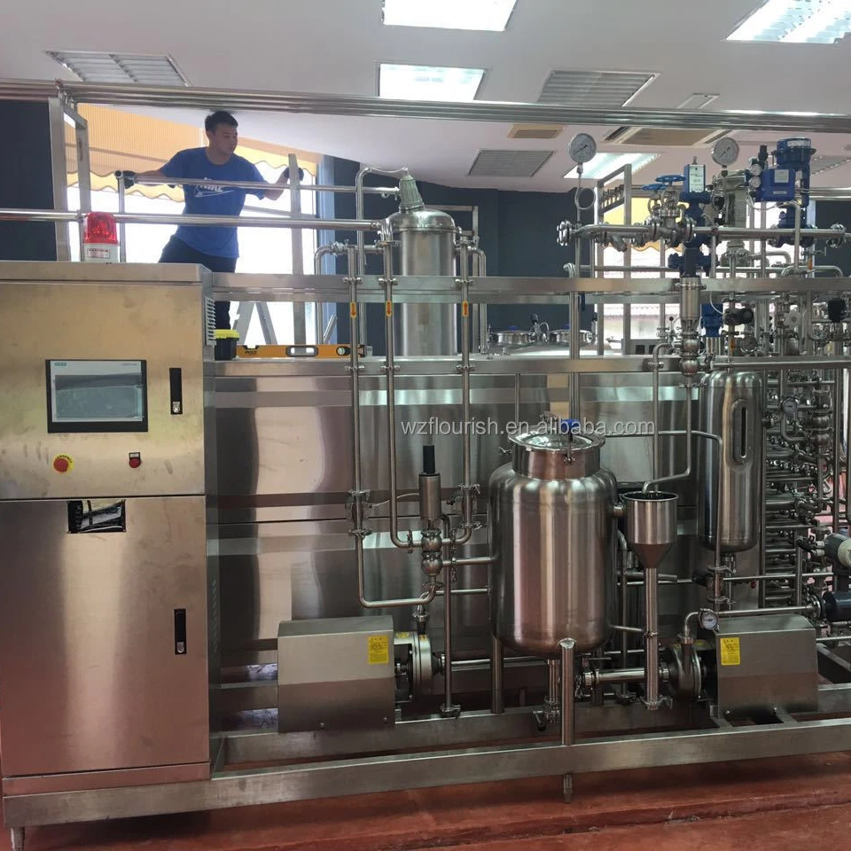 
High Efficiency Automatic Tubular UHT Milk Sterilizer Machine 