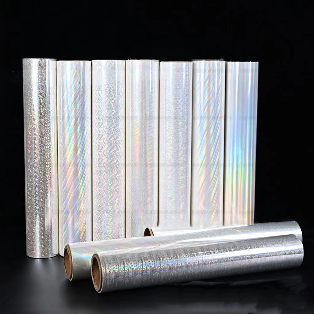 holographic transparent cold lamination film bopp holographic film holographic film