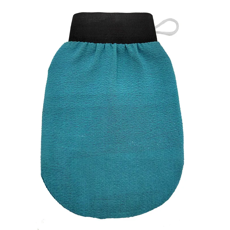 Factory Custom Bath Exfoliating Gloves Dead Skin Body Scrub Gloves Single Layer Of Coarse Sand Bath Gloves