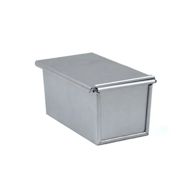 Factory Bulk Non-stick Aluminum Metal Pullman Bread Loaf Pan Toast Grill Pan Bread Loaf Baking Tin Mold with Lid