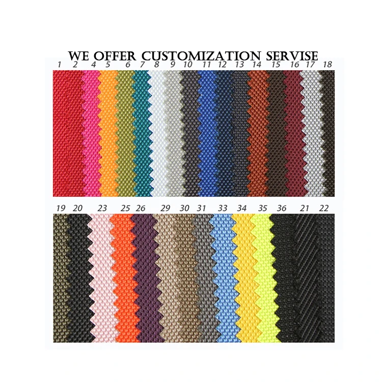 pu pvc coated 210d 900d 1200 1680d 600d oxford fabric polyester recycled oxford taffeta coating waterproof fabric print for tent