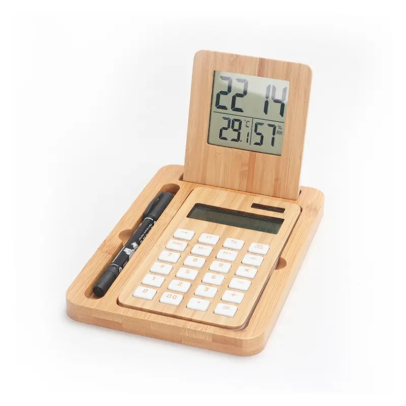 FOCUS Hot Sale Promotional Gift Custom Logo Calculator Office School Stationary Gift Calculator Solar Power