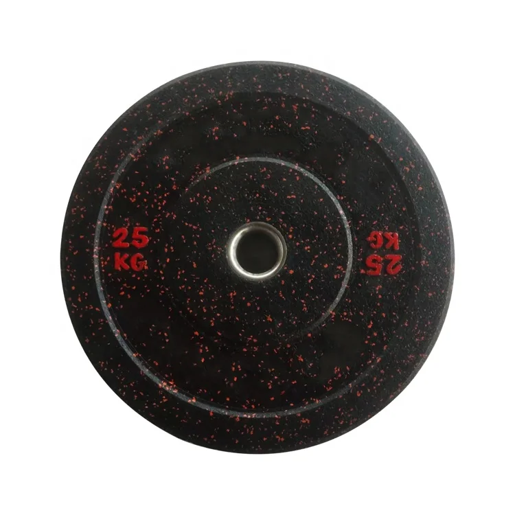 DX Grandway hot selling high impact bumper plate gym equipment hi-temp bumper plates crumb rubber bumper plate with dot