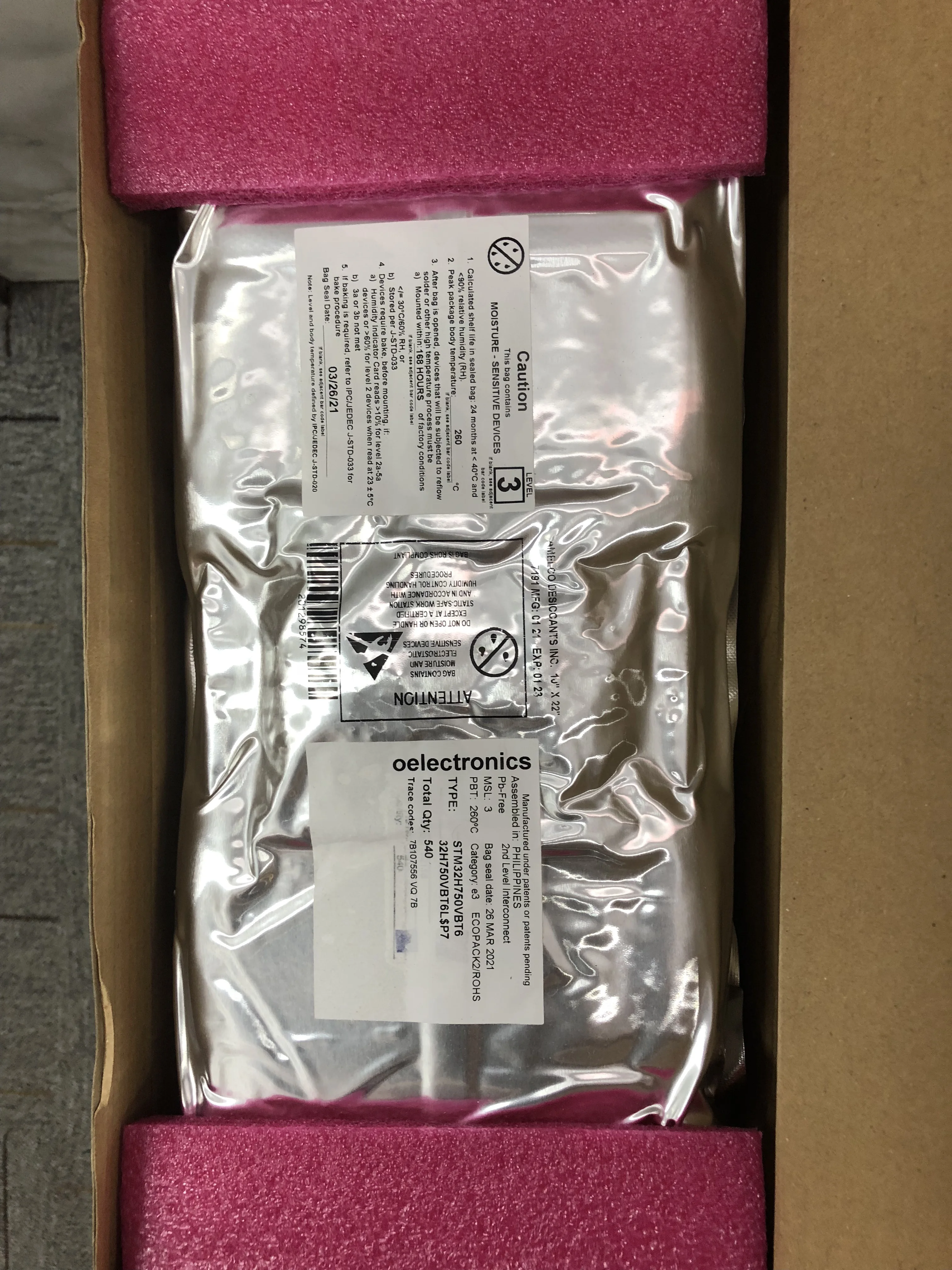 STM32H750 Original Electronic Components Integrate circuit STM32H750VBT6