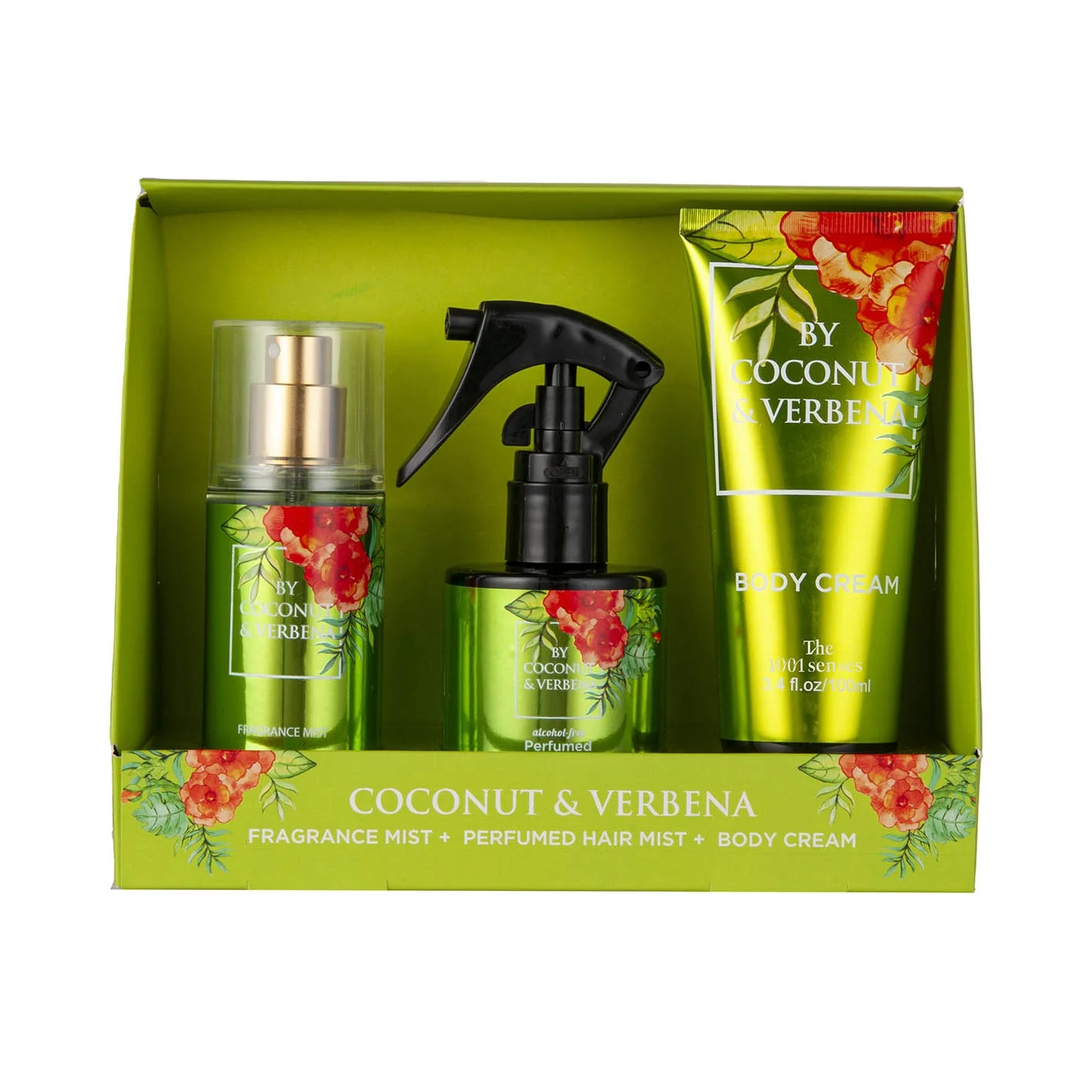 2024 Wholesale Private Label The 1001 Senses brand Christmas Set body Mist hair mist set SENSUAL ENCHANTED