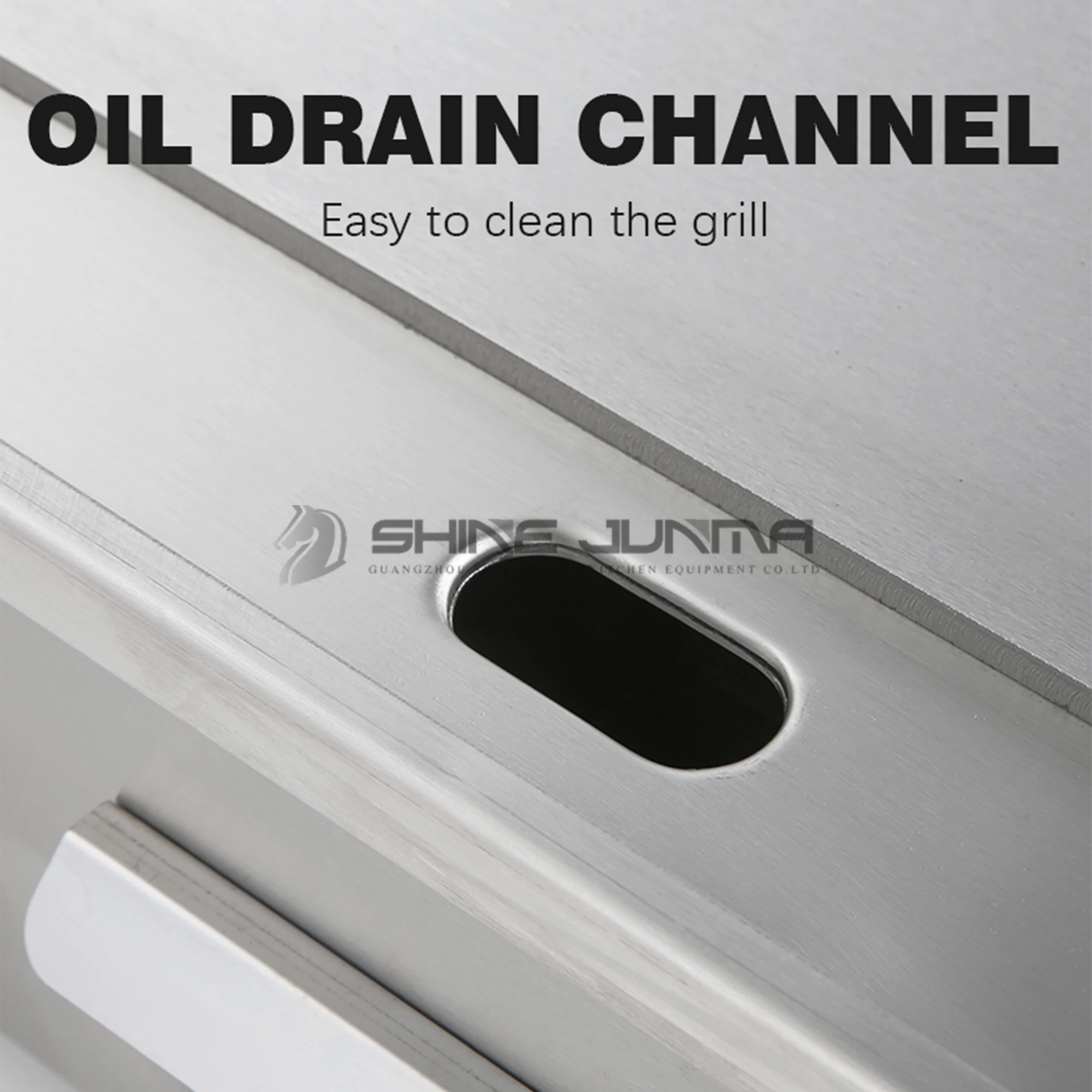 Commercial Restaurant Equipment Stainless Steel Table Top Flat Electric Barbecue Burger Grill Griddle