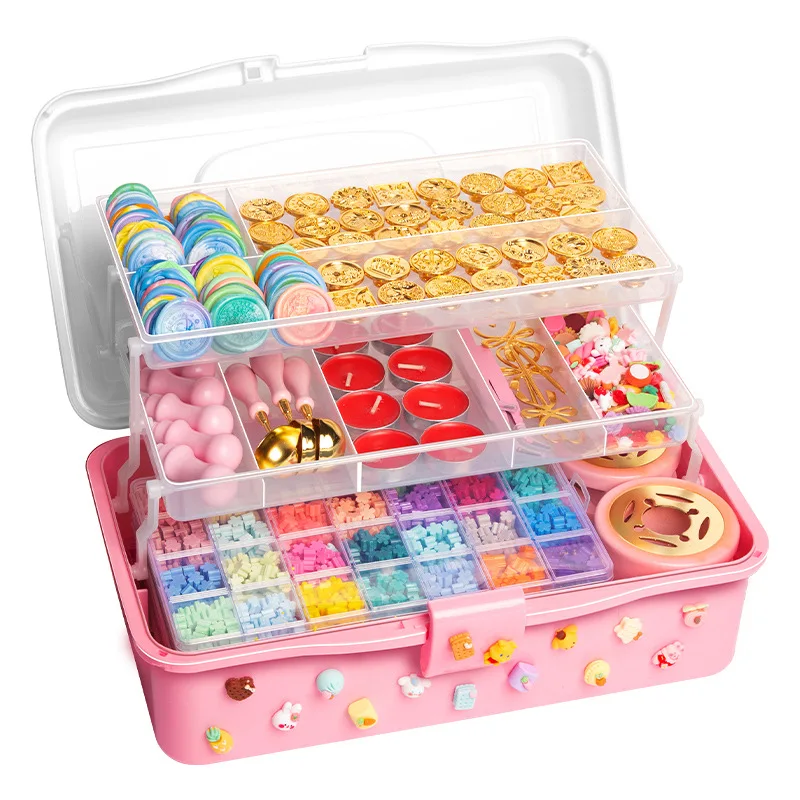 Custom Package Wood Stove  MUTI-Colors Sealing Wax Seal Stamp Kit SET