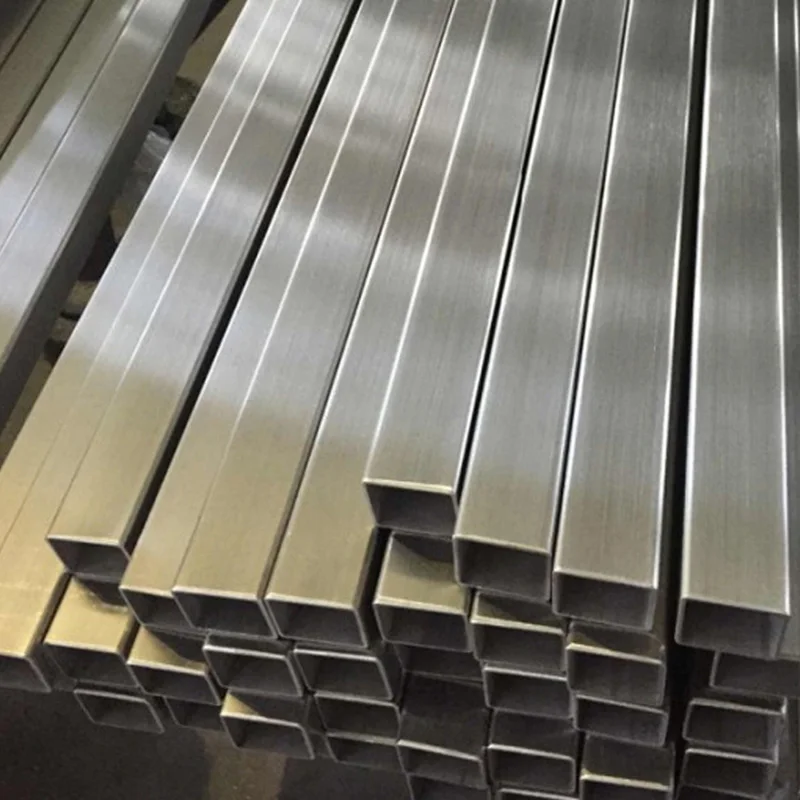 75x75 300 Series Stainless Steel Square Pipe Welded with ERW Line 2B Surface Finish Cut & Bended Processing Service GB Standard