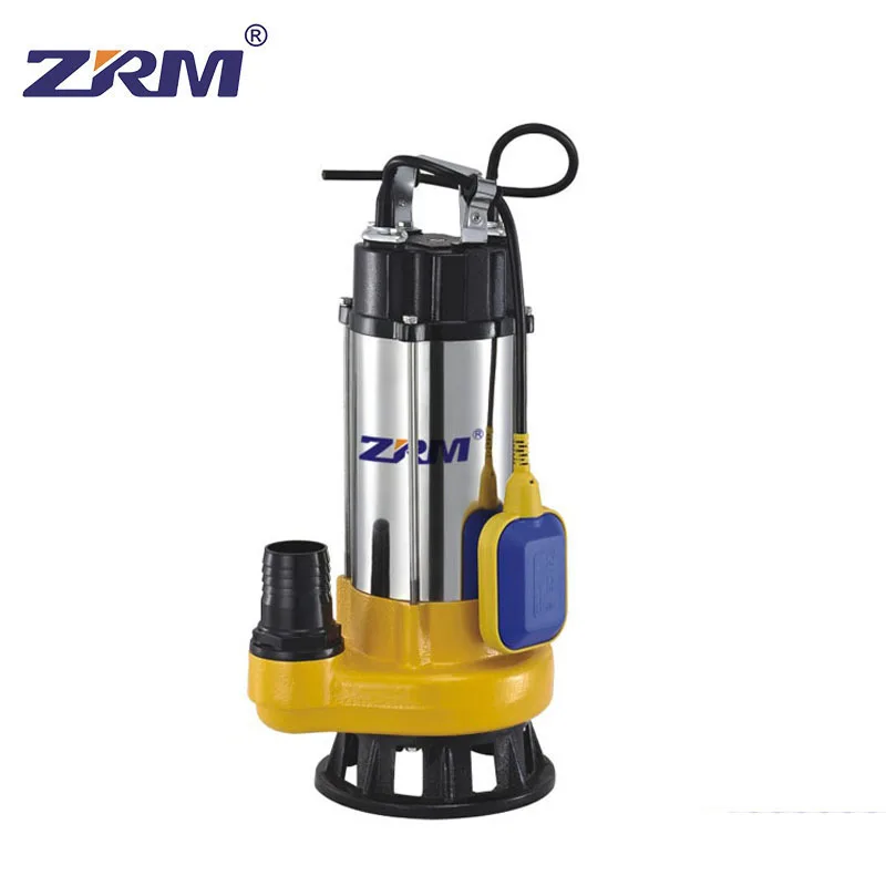 V1500B-F 2Inch 2HP 220V 500L/Min High Pressure Submersible  Centrifugal Sewage Suction Water Pump With Float Switch