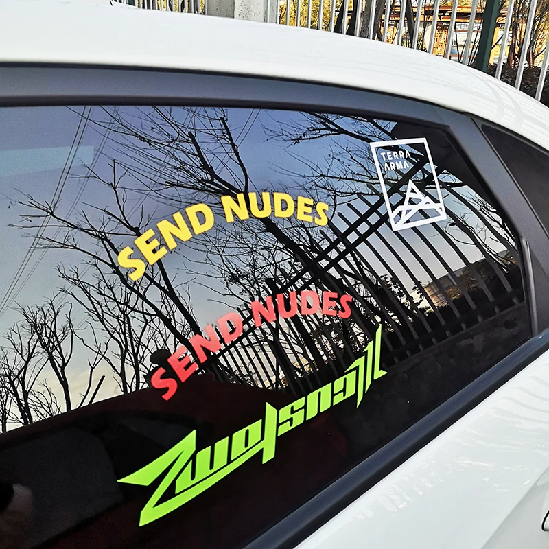 УФ защитная наклейка на окна автомобиля на заказ ПВХ самоклеющаяся виниловая наклейка на окна автомобиля