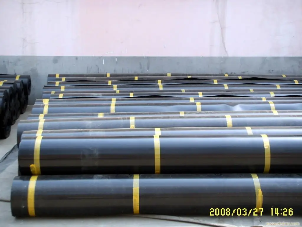 Three layers co-extrusion HDPE Geomembrane liner-middle signal layer white color for installation detecting damage