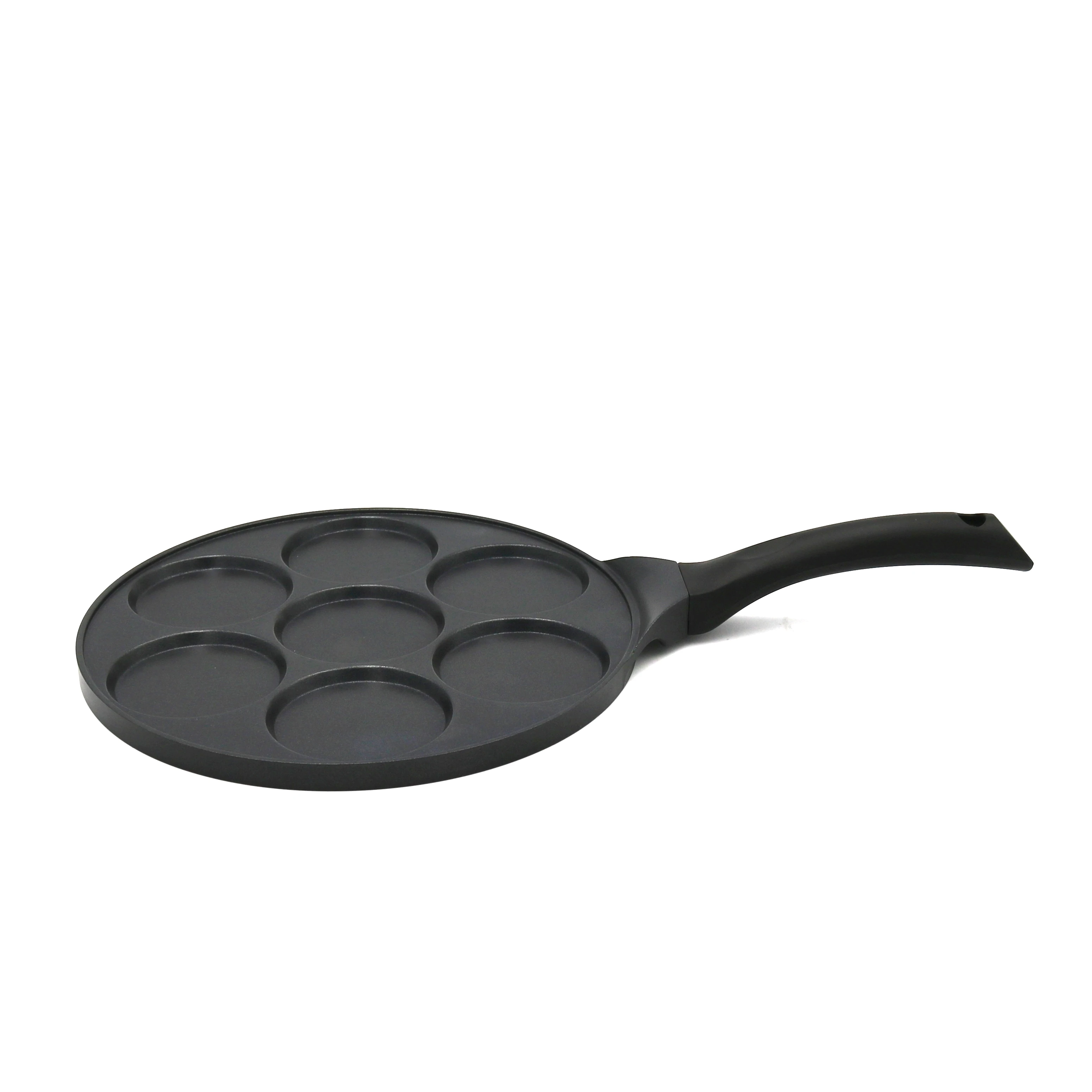 Cheap Custom Bottom Covering Quiche Pancake Pan Maker Non Stick Baking Mini Frying Pancake Pan