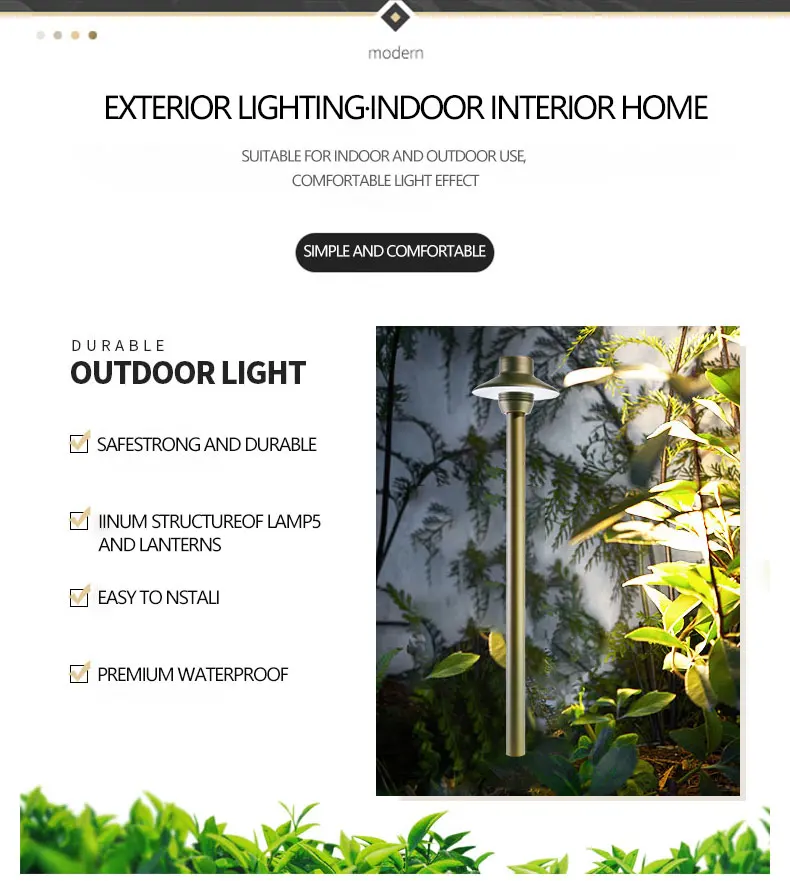 Ledstory, 12 В, 5 Вт, прочные латунные наружные подъездные огни, оптовая цена, дорожный светильник для ландшафта с лампочкой 2700k