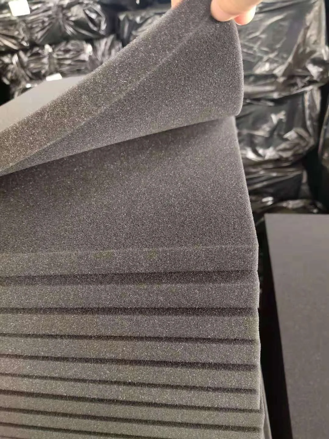 Polyurethane Foam Inserts Die Cut Sponge Package Protective Layer Pick and Pluck Foam Package