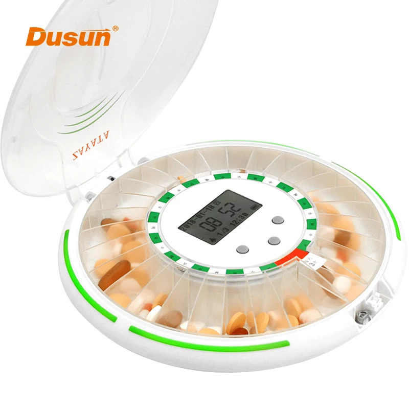 Dusun удаленный мониторинг пациента IoT-решения умное напоминание Портативная сигнализация умный контейнер для таблеток RPM через Bluetooth-шлюз