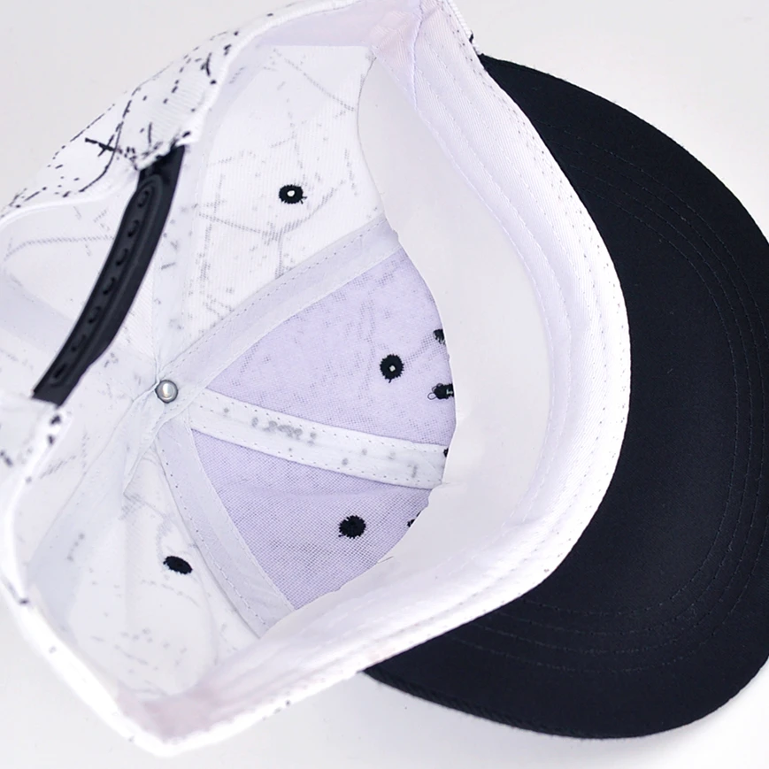 Custom 100% Cotton Peaked Topi Cap Sunbonnet Unisex Sports Vintage Cap Basketball Snapback