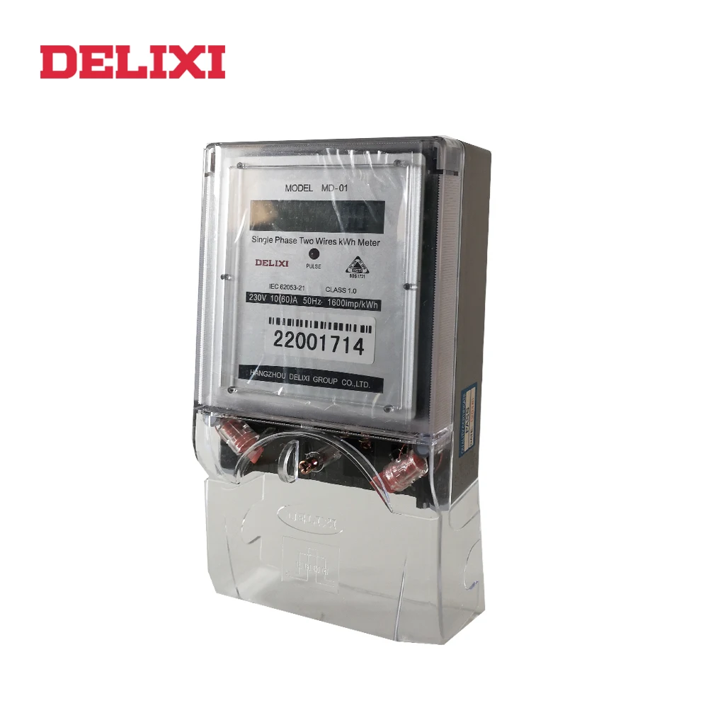 DELIXI Single Phase watt Display The Number Electric Panel Meter 230v