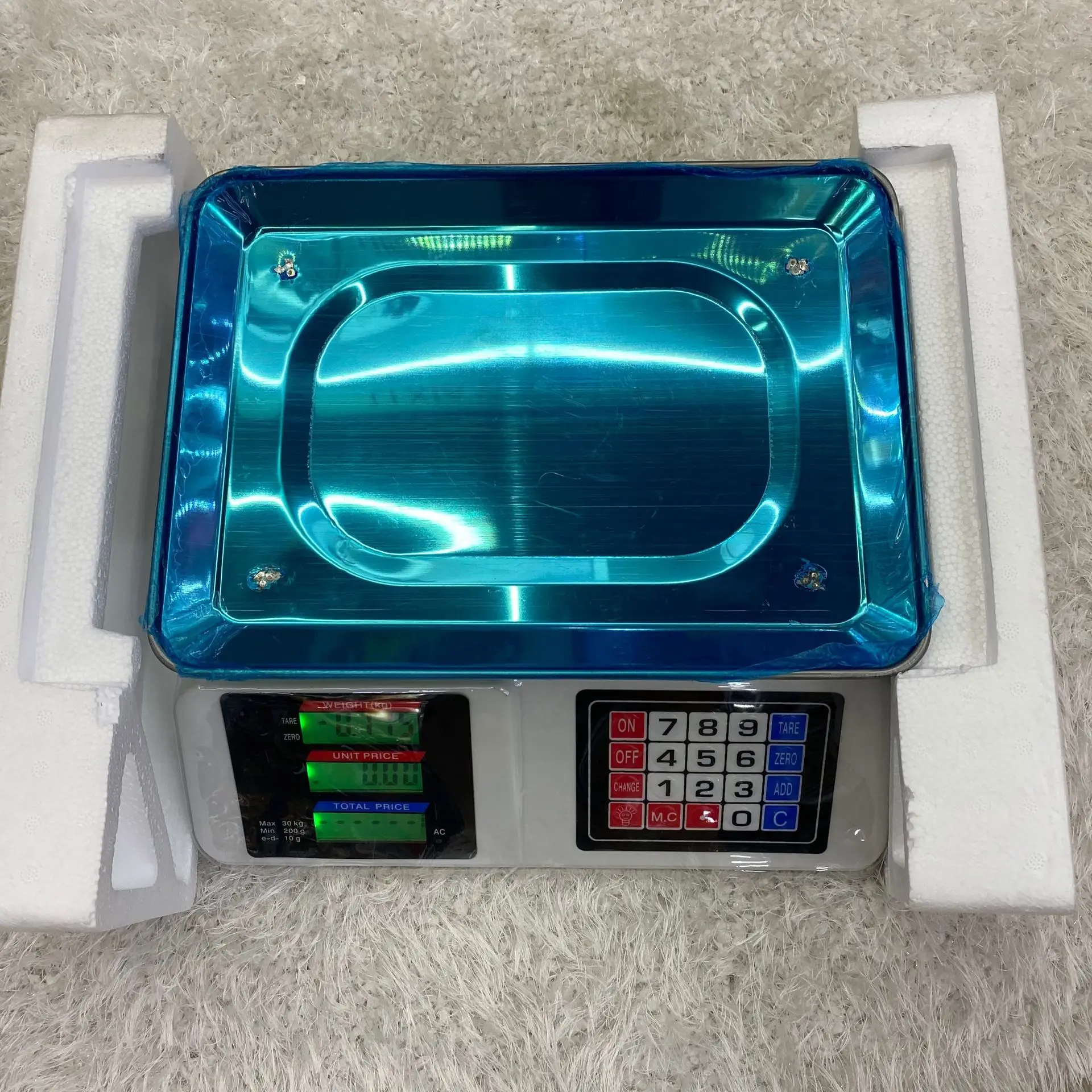 Electronic Pricing Scale 40 kg 30 kg Vegetable Balance Scale for Retail Store