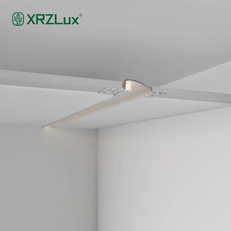 XrzLux 1m Aluminum Profile Led Strip Light 14.4W/m Recessed Trimless Linear Light Modern Design LED Wall Washer