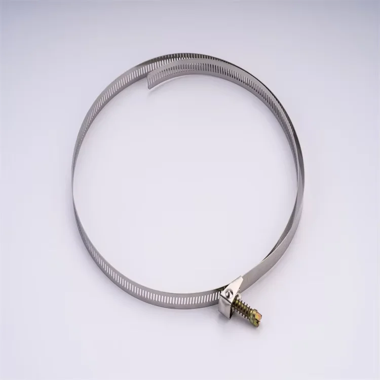 China wholesale High quality  American type stainless steel  Worm Gear 201 304  hose clamp pipe clamp