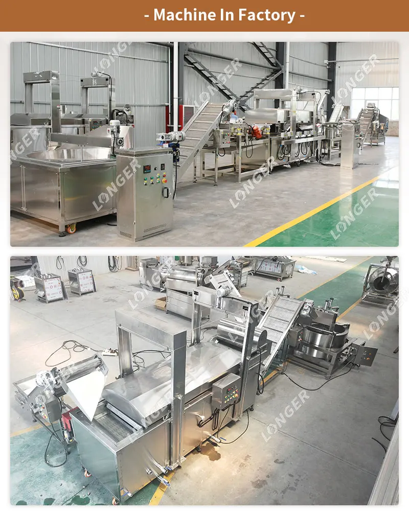 Industrial Continuous Fried Chicken Nugget Cracklings Skin Deep Fryer Line Pork Rinds Frying Machine
