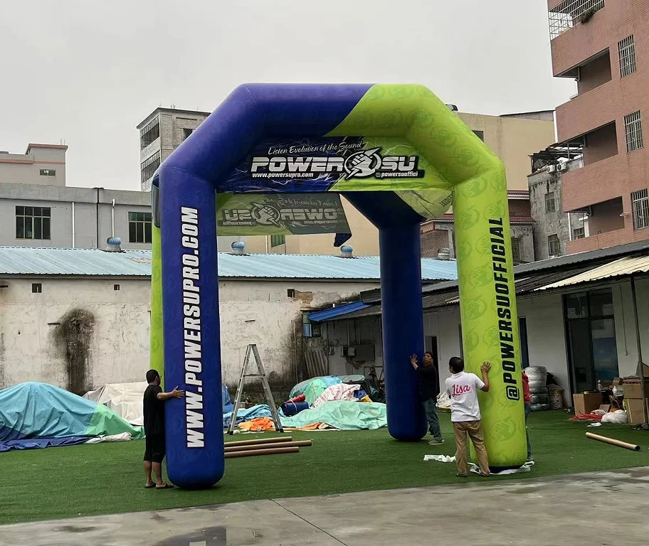 outdoor sports advertising inflatable pillar dancer sofa gate event exhibition sports race start finish arch inflatable tents