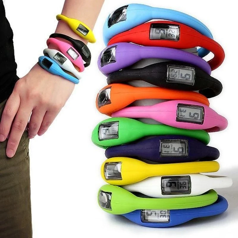 Wholesale Fashion Candy Waterproof Silicone Bracelet ion sport Wrist watch