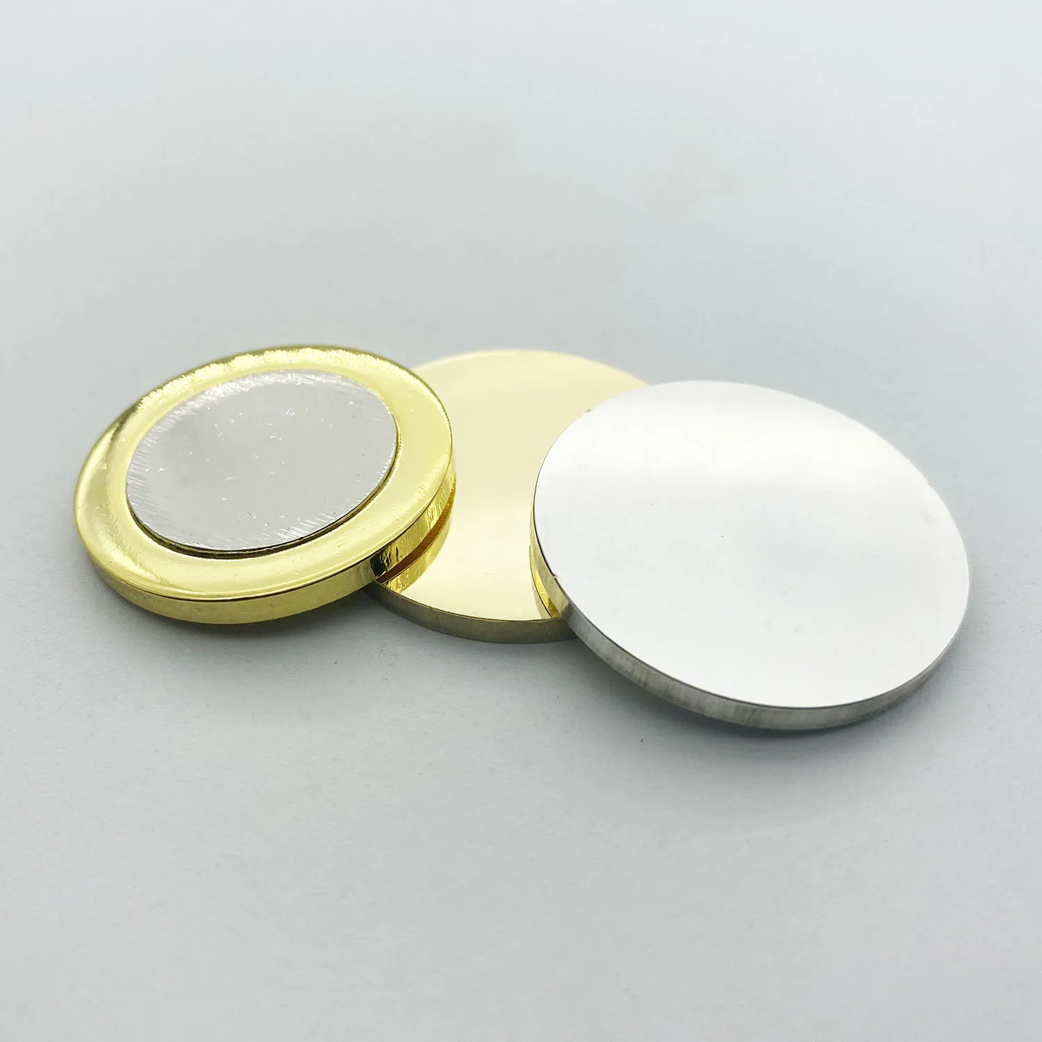 wholesale custom 28mm 32mm 38mm two metal brass copper zinc alloy blank challenge 2 euro coin
